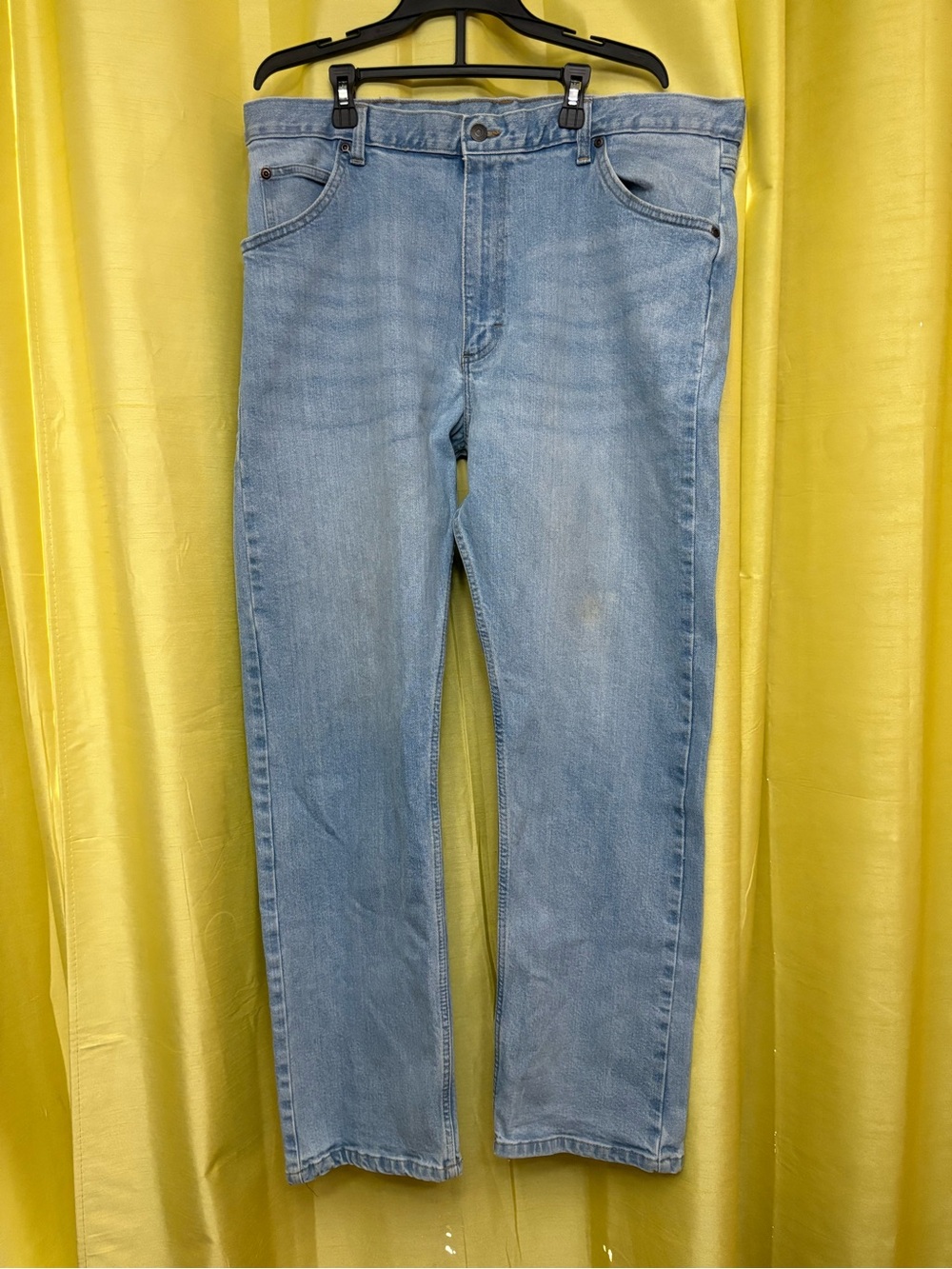 Wrangler Light Wash Straight Jeans